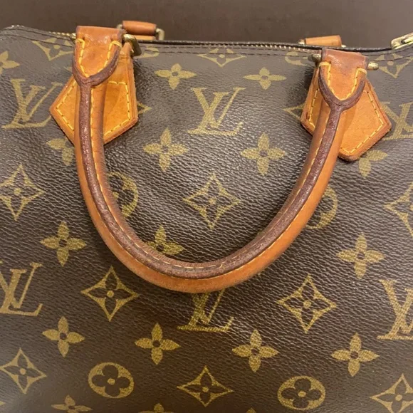 ❌SOLD❌ AUTHENTIC Louis Vuitton LV Monogram Canvas Speedy 25 Handbag Bag Vintage - Picture 2 of 16